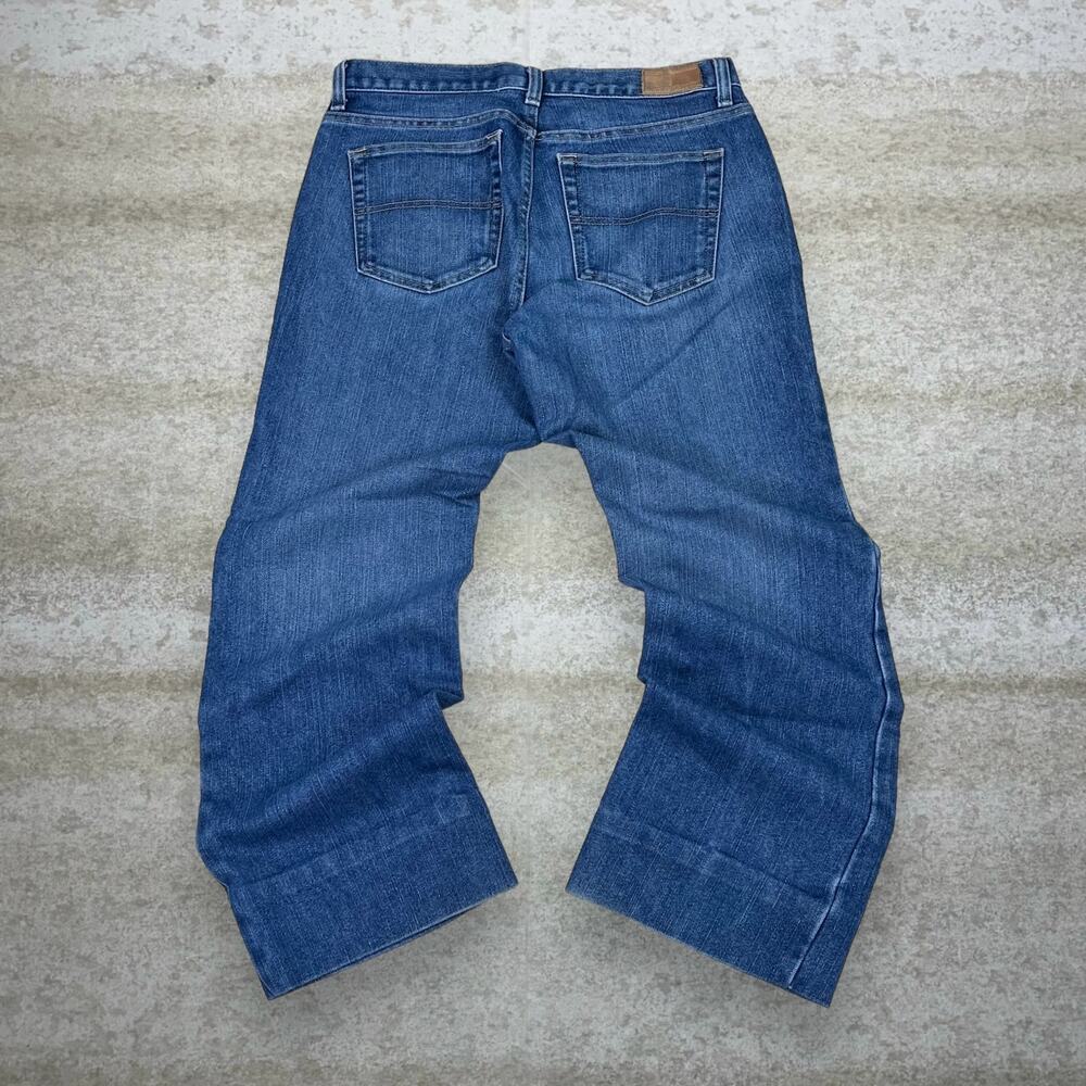 Vintage Y2K Tommy Hilfiger Jeans Womens 8 Low Rise Boot Cut Dark Wash Denim